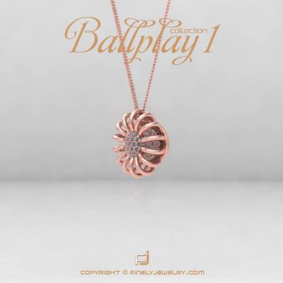 Pendant Ballplay 1 Rose Gold