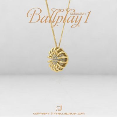 Pendant Ballplay 1 Yellow Gold