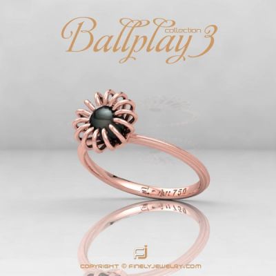 Ring Ballplay 3 Rose Gold