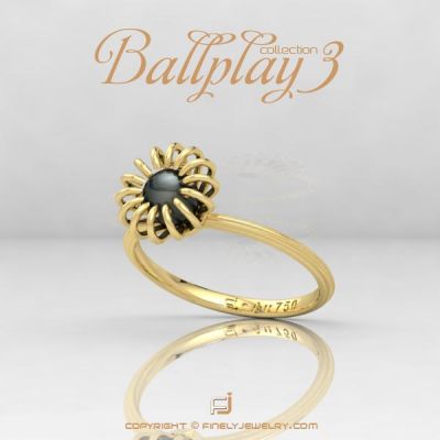 Ring Ballplay 3 Yellow Gold