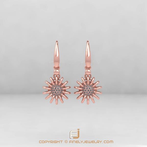 Earring Ballplay 1 Rose Gold