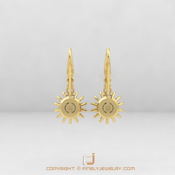 Earring Ballplay 1 Yellow Gold