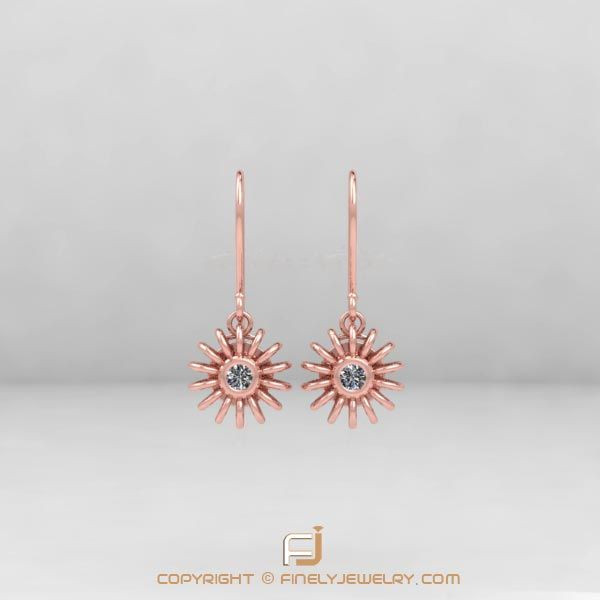 Earring Ballplay 2 Rose Gold