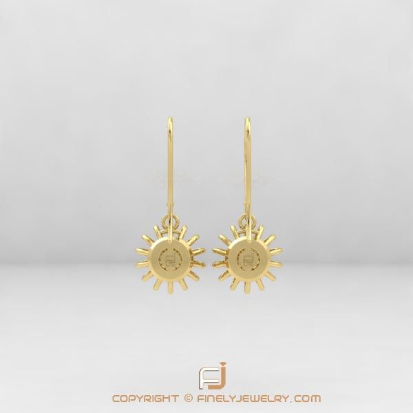 Earring Ballplay 2 Yellow Gold