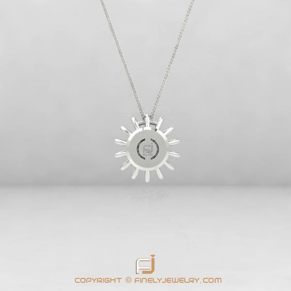 Pendant Ballplay 1 White Gold