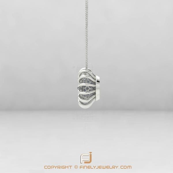 Pendant Ballplay 1 White Gold