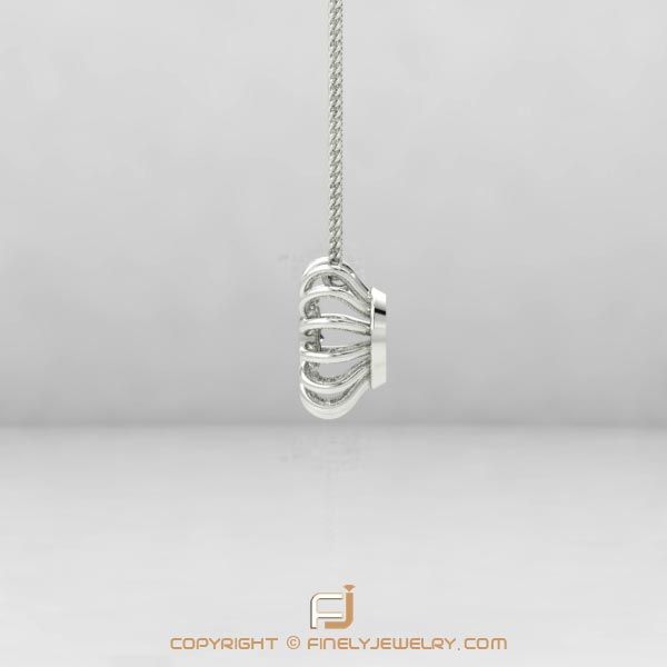 Pendant Ballplay 2 White Gold