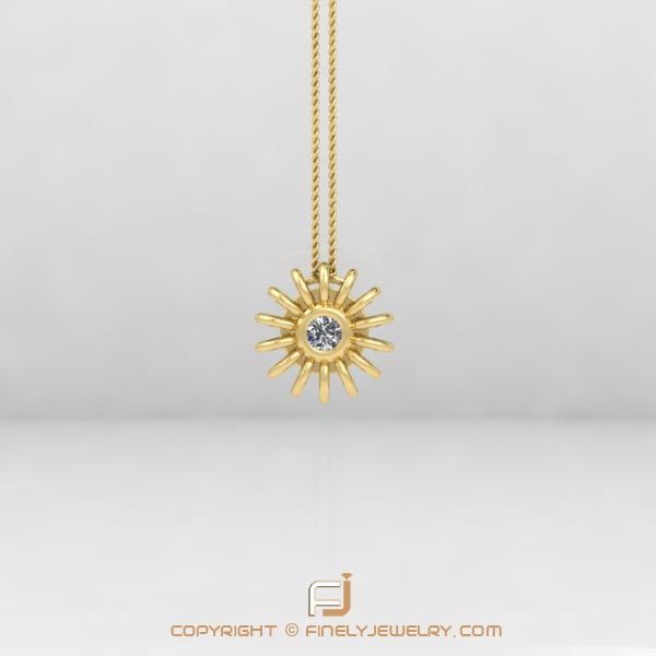 Pendant Ballplay 2 Yellow Gold