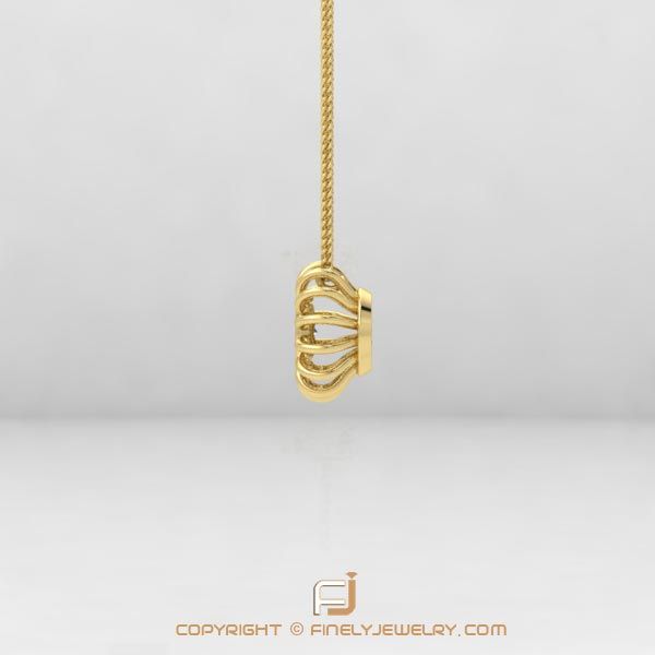Pendant Ballplay 2 Yellow Gold