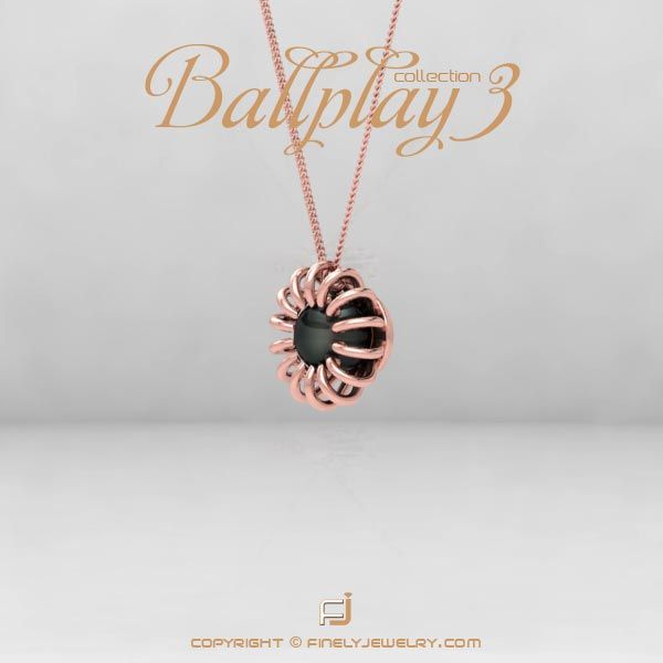 Pendant Ballplay 3 Rose Gold