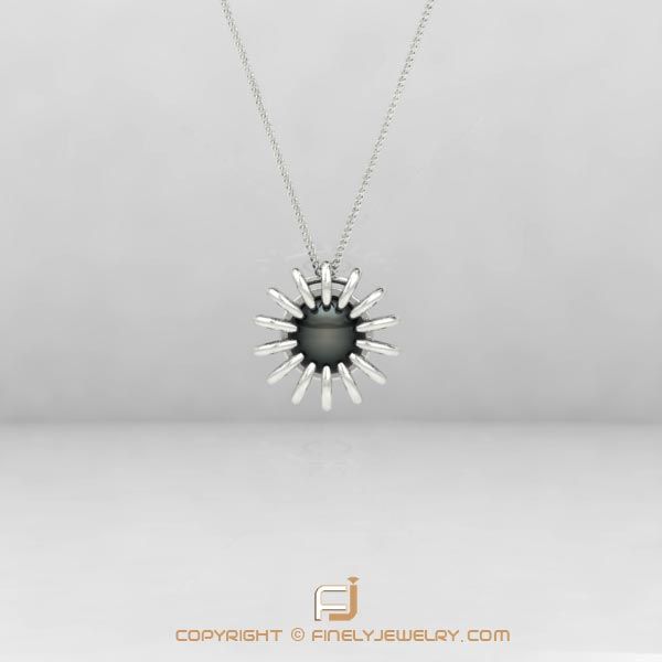 Pendant Ballplay 3 White Gold