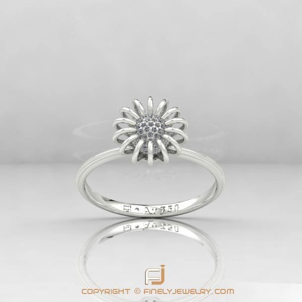 Ring Ballplay 1 White Gold