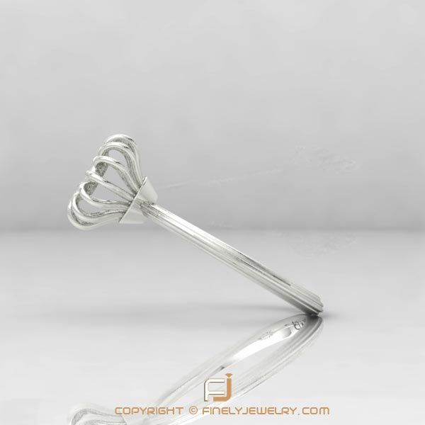 Ring Ballplay 2 White Gold