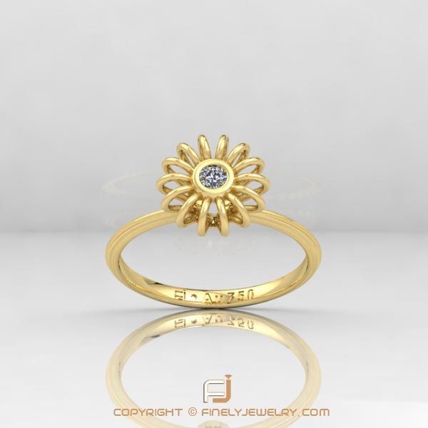 Ring Ballplay 2 Yellow Gold