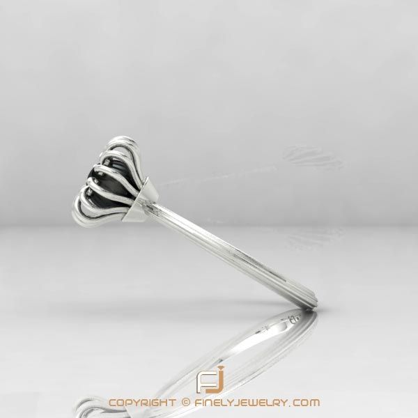 Ring Ballplay 3 White Gold